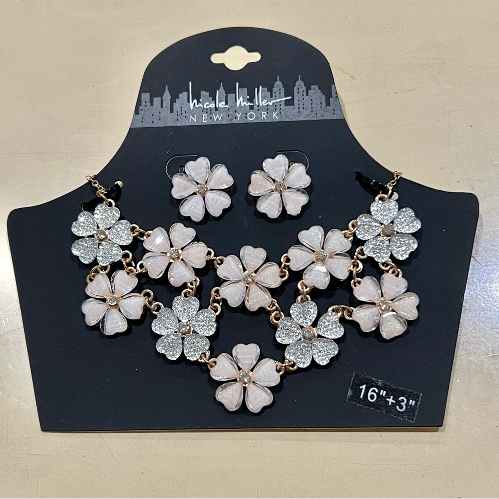 Nicole Miller necklace and earring set